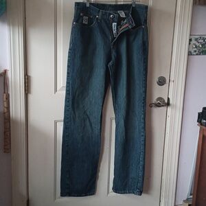 Cinch Blue Denim Jeans Like New 34x36